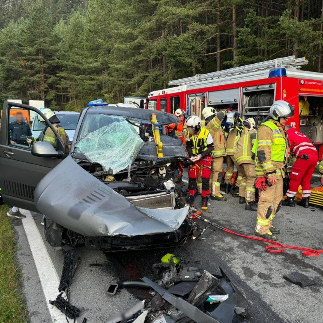 Verkehrsunfall B180 Reschenstraße