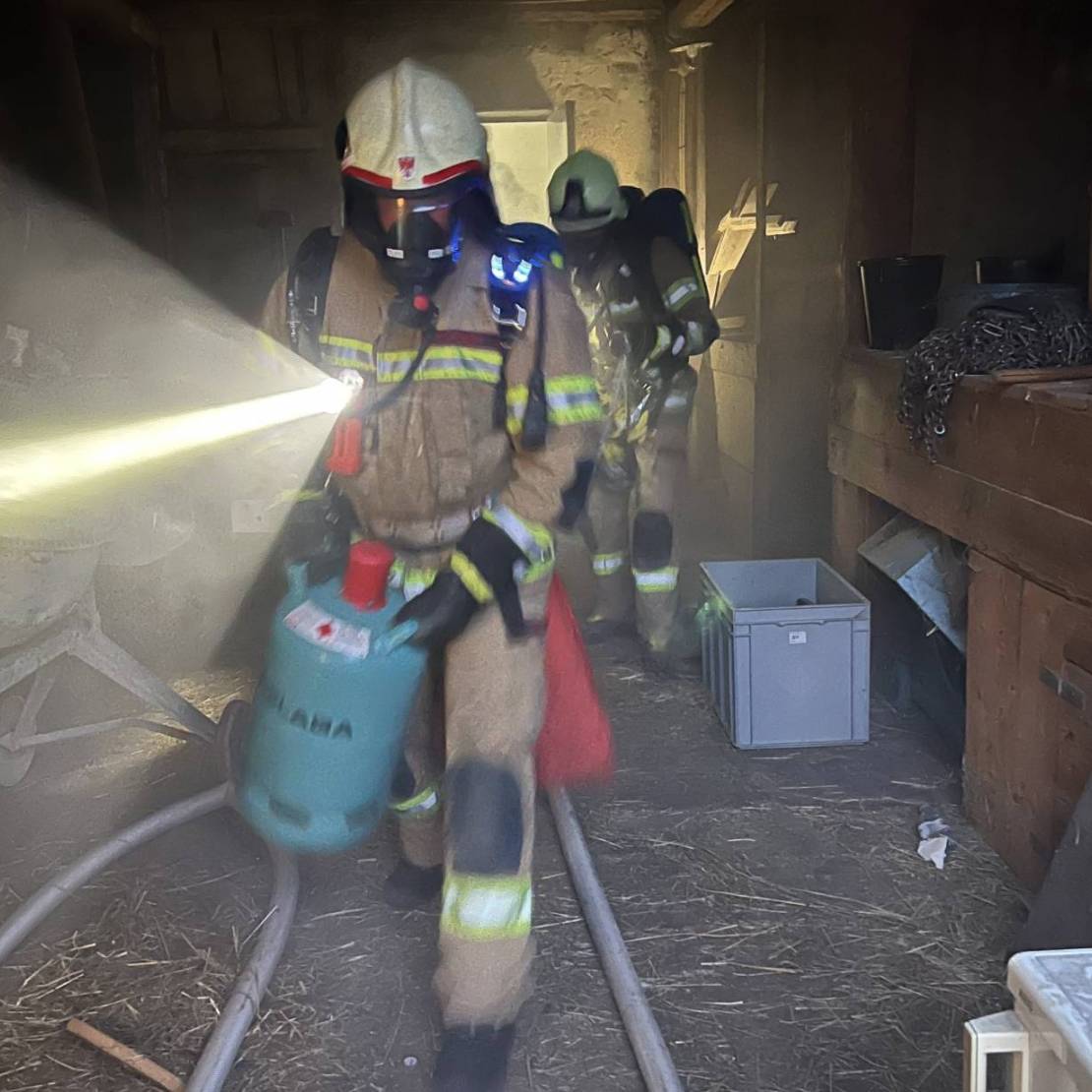 Brandbekämpfung und Menschenrettung unter Atemschutz